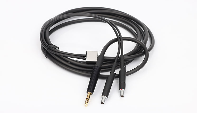 Headphone cable with TPU cable jacket+Siliver plated wire